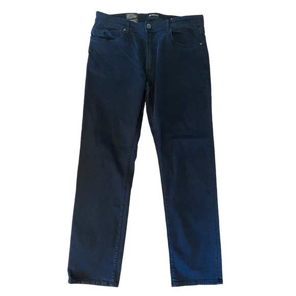 BLANK NYC NEW Wooster Slim Fit Twill Chinos Pants 38 X 32 Midnight Navy Blue - Picture 1 of 10